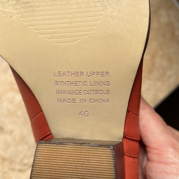 Anthro Silent D cut out booties in terracotta leather GORGEOUS! Size 40 Like new - Picture 9 of 14